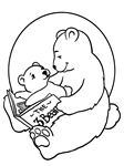 Orso da colorare