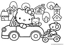 Hello Kitty da colorare