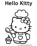 Disegno Hello Kitty da colorare