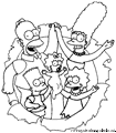 Disegni Simpson da colorare