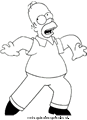 Disegno Homer Simpson da colorare
