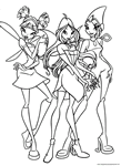 Winx da colorare