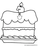 Torta da colorare