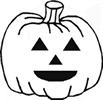 Disegni feste: disegno zucca